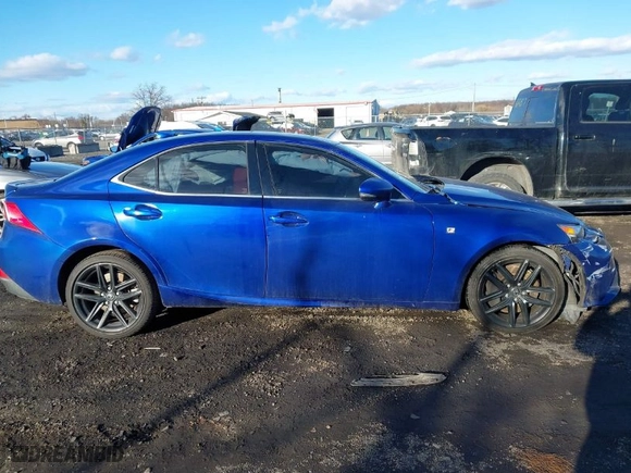 2016 Lexus IS 350 with VIN JTHCE1D26G5011077, listed as a IAAI auction lot 41474787 with 116,523 mi miles. Bid and sale history available at carsss.com. Image 13.