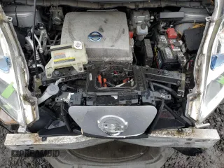 2013 Nissan LEAF S with VIN 1N4AZ0CP8DC408758, listed as a Copart auction lot 46844845 with 71,576 mi miles and Salvage Title. Bid and sale history available at carsss.com. Image 11.