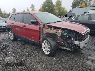 2017 Jeep Cherokee Sport with VIN 1C4PJLAB5HW663408, listed as a Copart auction lot 78621564 with 63,528 mi miles and Salvage title. Bid and sale history available at DreamBid. Image 4.