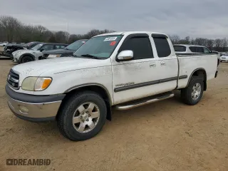 2002 Toyota Tundra SR5 with VIN 5TBRT34192S326732, listed as a Copart auction lot 44801655 with 292,318 mi miles and Salvage Title. Bid and sale history available at carsss.com. Image 1.