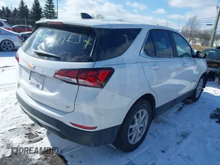 2024 Chevrolet Equinox LT with VIN 3GNAXKEG7RL224133, listed as a IAAI auction lot 41544497 with 9,494 mi miles. Bid and sale history available at carsss.com. Image 4.
