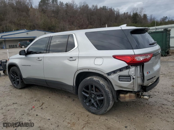 2021 Chevrolet Traverse LS with VIN 1GNEVFKW9MJ259024, listed as a Copart auction lot 86988534 with 116,679 mi miles and Salvage Title. Bid and sale history available at carsss.com. Image 2.