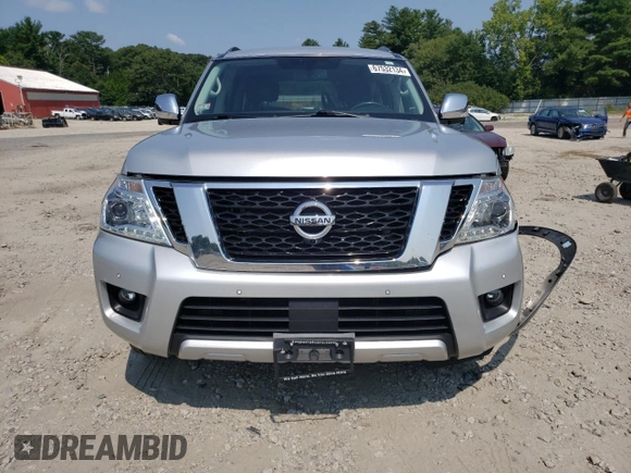 2018 Nissan Armada SV with VIN JN8AY2NCXJ9555213, listed as a Copart auction lot 67532134 with 84,006 mi miles and Salvage Title. Bid and sale history available at carsss.com. Image 5.