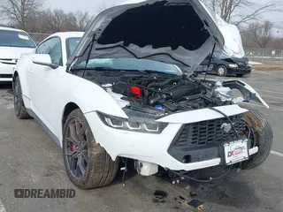 2024 Ford Mustang EcoBoost with VIN 1FA6P8TH6R5102625, listed as a IAAI auction lot 41353833 with 5,979 mi miles and . Bid and sale history available at DreamBid. Image 1.