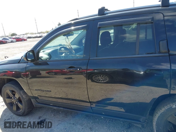 2017 Jeep Compass High Altitude with VIN 1C4NJDEB1HD151132, listed as a IAAI auction lot 41968785 with 164,273 mi miles. Bid and sale history available at carsss.com. Image 14.