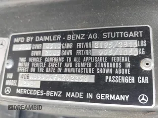 1985 Mercedes-Benz 300 with VIN WDBAB33CXFA262258, listed as a IAAI auction lot 42134635 with 169,197 mi miles and . Bid and sale history available at DreamBid. Image 9.