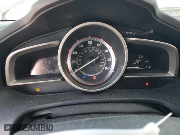 2014 Mazda 3 i Sport with VIN JM1BM1K75E1214142, listed as a Copart auction lot 44935245 with 130,457 mi miles and Non Repairable. Bid and sale history available at DreamBid. Image 9.