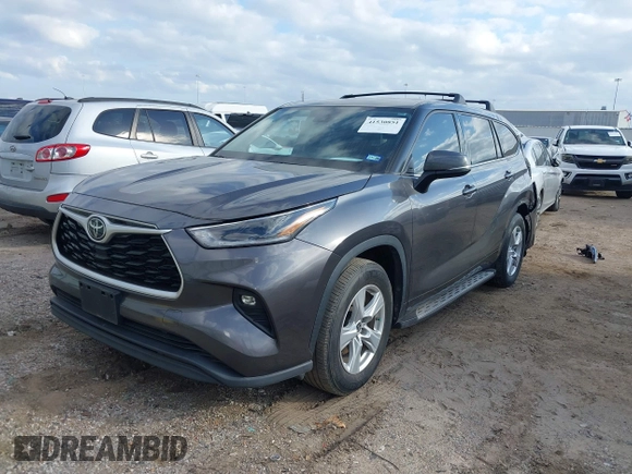 2021 Toyota Highlander L with VIN 5TDZZRAH7MS537442, listed as a IAAI auction lot 41530851 with 56,266 mi miles and . Bid and sale history available at DreamBid. Image 18.