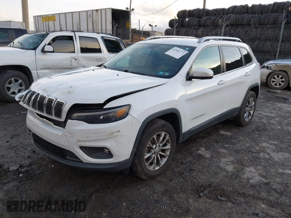 2019 Jeep Cherokee Latitude Plus with VIN 1C4PJMLX2KD254946, listed as a IAAI auction lot 41581777 with 49,748 mi miles. Bid and sale history available at carsss.com. Image 17.