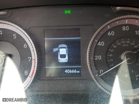 2022 Hyundai Sonata SE with VIN 5NPEG4JA0NH133593, listed as a Copart auction lot 50012055 with 40,666 mi miles and Salvage Title. Bid and sale history available at carsss.com. Image 9.