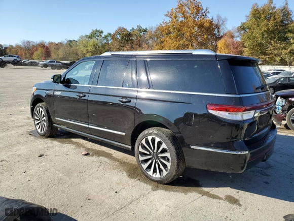 2024 Lincoln Navigator L Reserve with VIN 5LMJJ3LG8REL03337, listed as a Copart auction lot 76786434 with 14,748 mi miles and Salvage Title. Bid and sale history available at carsss.com. Image 2.