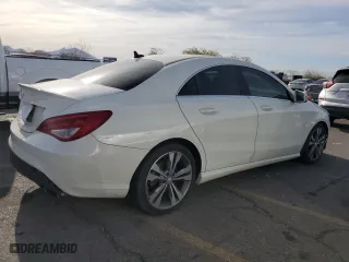2015 Mercedes-Benz CLA-Class CLA 250 with VIN WDDSJ4EB2FN242586, listed as a Copart auction lot 44524185 with 98,690 mi miles and Salvage Title. Bid and sale history available at carsss.com. Image 3.
