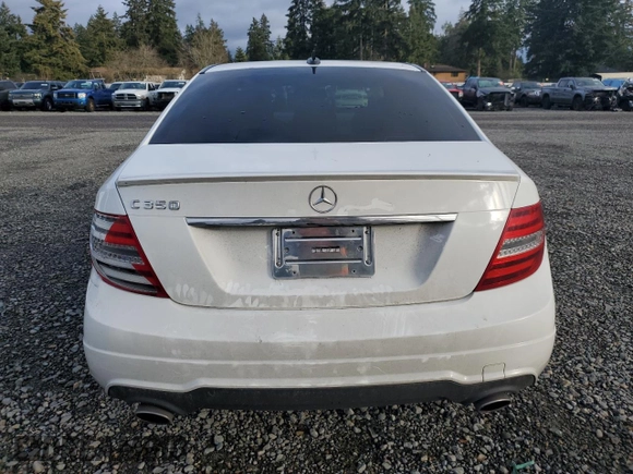 2013 Mercedes-Benz C 350 Sport with VIN WDDGF5HBXDR270246, listed as a Copart auction lot 88063595 with 137,048 mi miles and Salvage Title. Bid and sale history available at DreamBid. Image 6.