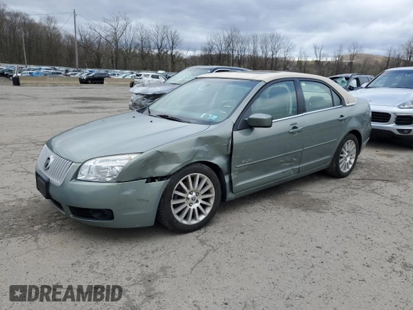 2008 Mercury Milan Premier with VIN 3MEHM08178R607074, listed as a Copart auction lot 52667515 with 55,251 mi miles and Salvage title. Bid and sale history available at DreamBid. Image 1.