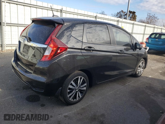 2018 Honda Fit EX-L with VIN 3HGGK5H93JM712611, listed as a Copart auction lot 76383484 with 125,072 mi miles and Salvage Title. Bid and sale history available at carsss.com. Image 3.