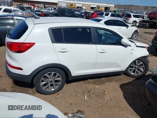 2016 Kia Sportage LX with VIN KNDPBCAC9G7872861, listed as a IAAI auction lot 41772819 with 117,540 mi miles and . Bid and sale history available at carsss.com. Image 13.