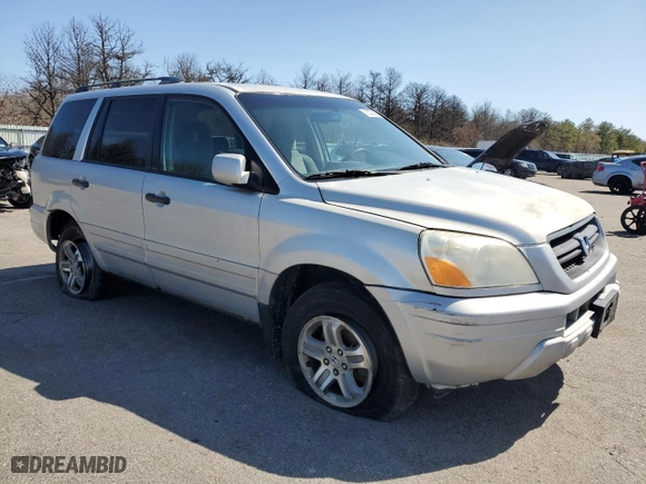 2004 Honda Pilot EX with VIN 2HKYF184X4H523503, listed as a Copart auction lot 51502525 with 158,834 mi miles and Clean Title. Bid and sale history available at carsss.com. Image 4.