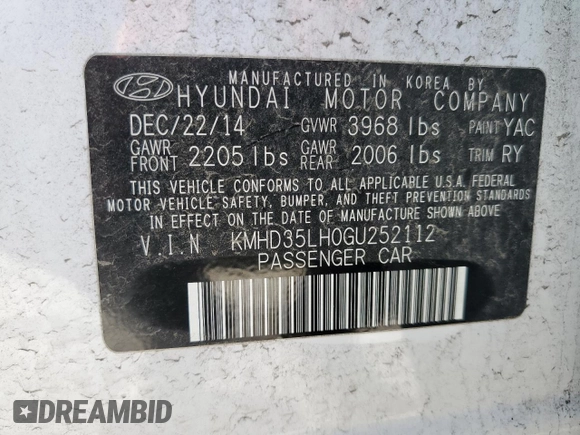 2016 Hyundai Elantra GT with VIN KMHD35LH0GU252112, listed as a Copart auction lot 73341384 with 86,574 mi miles and Salvage Title. Bid and sale history available at carsss.com. Image 12.