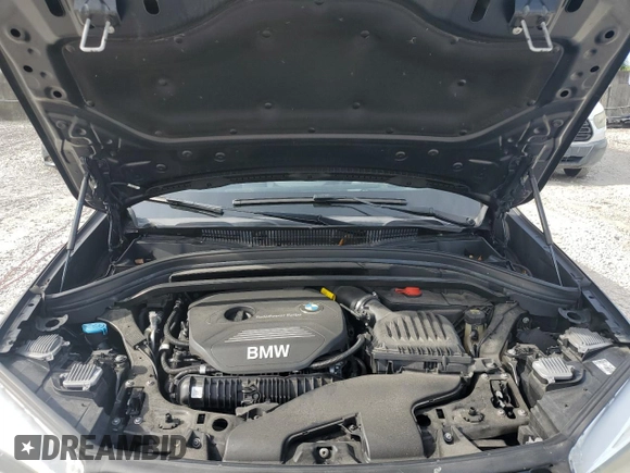 2019 BMW X1 xDrive28i with VIN WBXHT3C59K5L36435, listed as a Copart auction lot 60189985 with 105,110 mi miles and Salvage title. Bid and sale history available at DreamBid. Image 11.