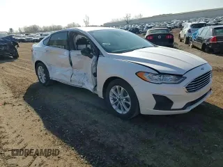 2020 Ford Fusion SE with VIN 3FA6P0HD5LR166862, listed as a Copart auction lot 50536195 with 48,885 mi miles and Salvage Title. Bid and sale history available at carsss.com. Image 11.