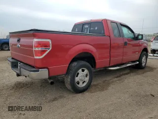 2011 Ford F-150 XL with VIN 1FTFX1ET0BFB75962, listed as a Copart auction lot 58708435 with 142,581 mi miles and Salvage title. Bid and sale history available at DreamBid. Image 3.
