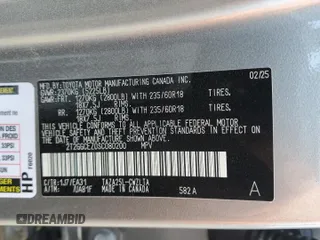 2025 Lexus NX 350 Premium z VIN 2T2GGCEZ0SC080200, wystawiony jako Copart lot #54234395 z przebiegiem 897 mil mil oraz Szkoda całkowita • Salvage title. Historia ofert i sprzedaży dostępna na DreamBid. Obrazek 13.