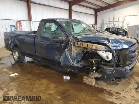 2016 Ford F-150 XL with VIN 1FTMF1C80GKD69365, listed as a Copart auction lot 64180135 with 112,667 mi miles and Salvage title. Bid and sale history available at DreamBid. Image 4.