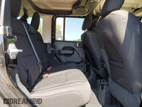 2022 Jeep Wrangler Unlimited Sport with VIN 1C4HJXDG5NW155504, listed as a Copart auction lot 70189964 with 44,101 mi miles and Salvage Title. Bid and sale history available at DreamBid. Image 11.