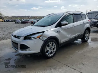 2015 Ford Escape Titanium with VIN 1FMCU0JX0FUA05189, listed as a Copart auction lot 51254255 with 150,304 mi miles and Salvage Title. Bid and sale history available at carsss.com. Image 1.