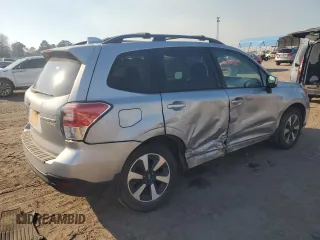 2017 Subaru Forester Premium with VIN JF2SJAEC0HG502106, listed as a Copart auction lot 46153715 with 184,274 mi miles and Salvage Title. Bid and sale history available at carsss.com. Image 3.