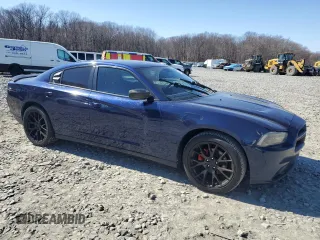 2014 Dodge Charger SXT Plus with VIN 2C3CDXHGXEH369242, listed as a Copart auction lot 48421895 with 164,690 mi miles and Salvage Title. Bid and sale history available at carsss.com. Image 4.