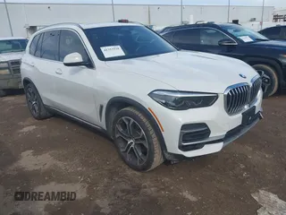 2022 BMW X5 sDrive40i with VIN 5UXCR4C05N9L80492, listed as a IAAI auction lot 41353938 with 58,468 mi miles. Bid and sale history available at carsss.com. Image 1.