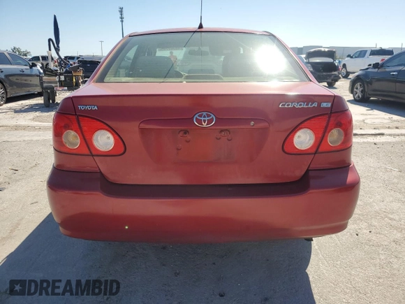 2006 Toyota Corolla CE with VIN 1NXBR32E26Z647487, listed as a Copart auction lot 48307705 with 299,999 mi miles and Salvage Title. Bid and sale history available at DreamBid. Image 6.