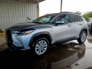 2022 Toyota Corolla Cross LE with VIN 7MUCAAAG5NV032352, listed as a Copart auction lot 59170715 with 53,127 mi miles and Clean title. Bid and sale history available at DreamBid. Image 1.