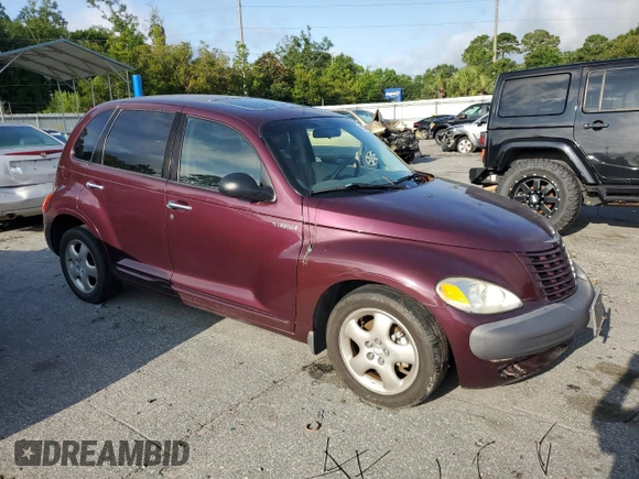 2001 Chrysler PT Cruiser with VIN 3C8FY4BB81T576771, listed as a Copart auction lot 59225525 with 84,410 mi miles and Clean title. Bid and sale history available at DreamBid. Image 4.