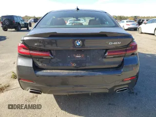 2023 BMW 5 Series 540i xDrive with VIN WBA73BJ04PCL27216, listed as a Copart auction lot 80195474 with 16,862 mi miles and Salvage Title. Bid and sale history available at carsss.com. Image 6.