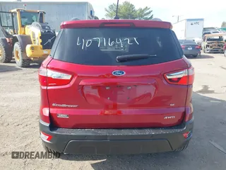 2020 Ford EcoSport SE with VIN MAJ6S3GL5LC324432, listed as a IAAI auction lot 40716421 with 25,545 mi miles and . Bid and sale history available at carsss.com. Image 16.