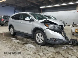 2014 Honda CR-V EX-L with VIN 5J6RM4H72EL055554, listed as a Copart auction lot 49956535 with 46,909 mi miles and Salvage Title. Bid and sale history available at carsss.com. Image 4.