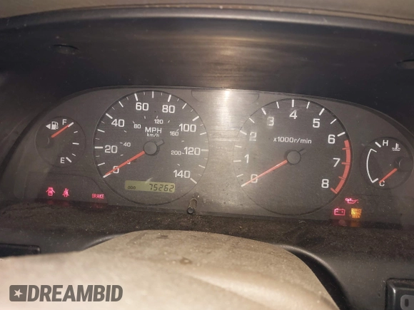 2001 Nissan Altima GXE with VIN 1N4DL01D91C128284, listed as a IAAI auction lot 41649006 with 75,262 mi miles. Bid and sale history available at carsss.com. Image 7.