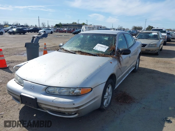 2003 Oldsmobile Alero GL1 with VIN 1G3NL52F33C218996, listed as a IAAI auction lot 41548938 with 75,639 mi miles and . Bid and sale history available at DreamBid. Image 2.