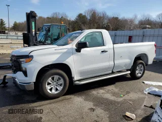 2024 Chevrolet Silverado 1500 Work Truck with VIN 3GCNAAED9RG277226, listed as a Copart auction lot 49495605 with 0 mi miles and Clean Title. Bid and sale history available at carsss.com. Image 1.