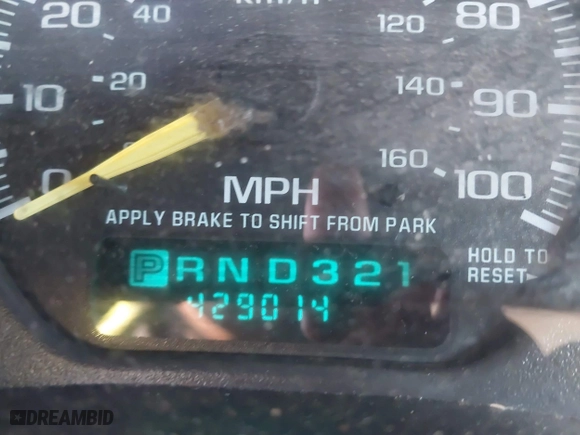 2001 Chevrolet Tahoe LT with VIN 1GNEC13T91R140982, listed as a IAAI auction lot 41801748 with 429,014 mi miles. Bid and sale history available at carsss.com. Image 7.