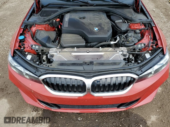 2024 BMW 3 Series 330i xDrive with VIN 3MW89FF09R8E04692, listed as a Copart auction lot 54345295 with 20,920 mi miles and Salvage title. Bid and sale history available at DreamBid. Image 11.