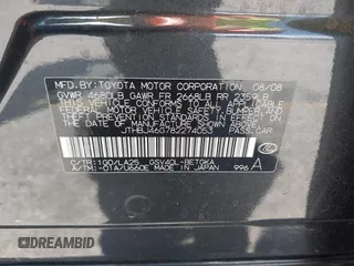 2008 Lexus ES 330 с VIN JTHBJ46G782274053, выставлен на аукционе IAAI как лот 42304355 с пробегом 85 464 миль миль и . История ставок и продаж доступна на DreamBid. Изображение 9.