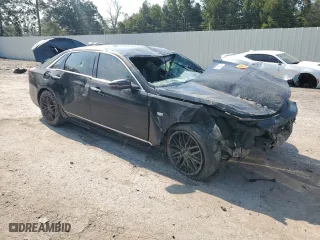 2016 Cadillac CT6 Luxury AWD with VIN 1G6KD5RS1GU153877, listed as a Copart auction lot 67968894 with 0 mi miles and Salvage Title. Bid and sale history available at carsss.com. Image 4.