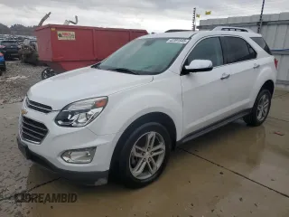 2016 Chevrolet Equinox LTZ z VIN 2GNFLGE37G6202484, wystawiony jako Copart lot #42391545 z przebiegiem 72 335 mil mil oraz Szkoda całkowita • Salvage title. Historia ofert i sprzedaży dostępna na DreamBid. Obrazek 1.