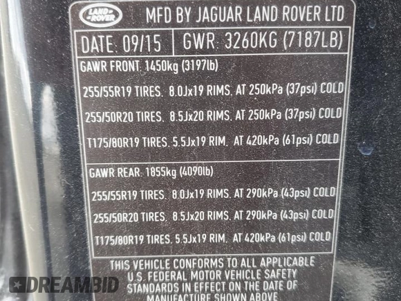 2016 Land Rover LR4 HSE with VIN SALAG2V69GA790209, listed as a Copart auction lot 48188625 with 137,414 mi miles and Clean Title. Bid and sale history available at DreamBid. Image 13.
