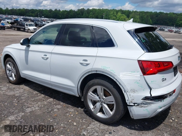 2019 Audi Q5 Premium Plus with VIN WA1BNAFY7K2056998, listed as a IAAI auction lot 42230392 with 52,289 mi miles and . Bid and sale history available at DreamBid. Image 3.