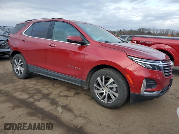 2022 Chevrolet Equinox Premier z VIN 3GNAXXEV3NS106575, wystawiony jako Copart lot #47124345 z przebiegiem 44 737 mil mil oraz Szkoda całkowita • Salvage title. Historia ofert i sprzedaży dostępna na DreamBid. Obrazek 4.