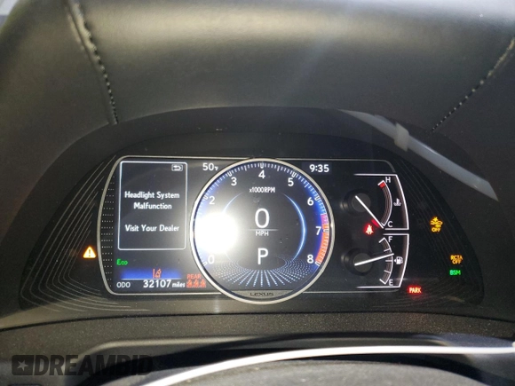 2021 Lexus ES 250 with VIN 58AD11D13MU005655, listed as a Copart auction lot 52137355 with 32,107 mi miles and Salvage title. Bid and sale history available at DreamBid. Image 9.